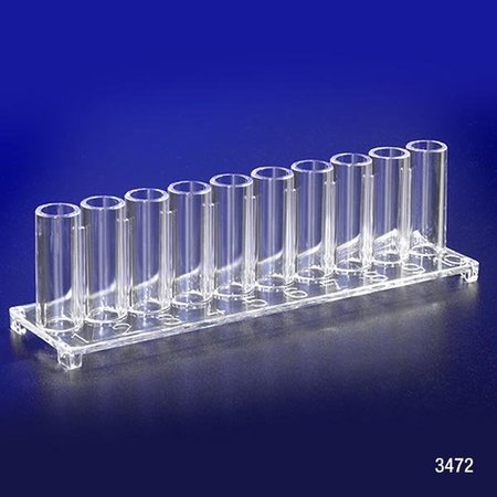 Globe Scientific Rack, 10 Place, Acrylic 3472